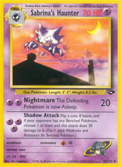 Sabrina's Haunter GC-55 Uncommon Played Englisch