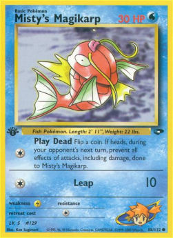 Misty's Magikarp GC-88 Common Poor Englisch