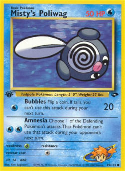 Misty's Poliwag GC-89 Common Poor Englisch