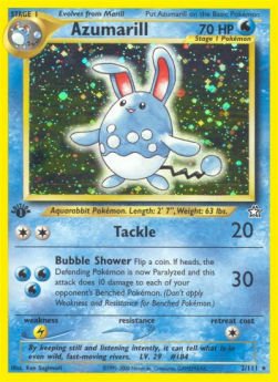 Azumarill NG-2 Holo Rare Played Deutsch