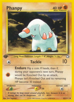 Phanpy NG-43 Uncommon Excellent Deutsch