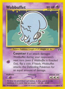Wobbuffet NDI-35 Rare Good Englisch