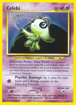 Celebi NR-3 Holo Rare Played Französisch