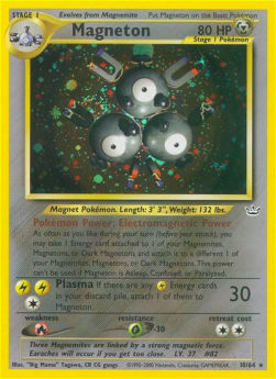 Magneton NR-10 Holo Rare Played Deutsch