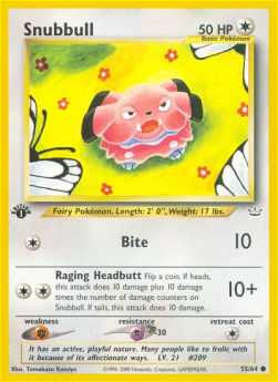 Snubbull NR-55 Common Excellent Deutsch