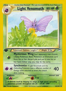 Light Venomoth NDE-53 Uncommon Excellent Englisch