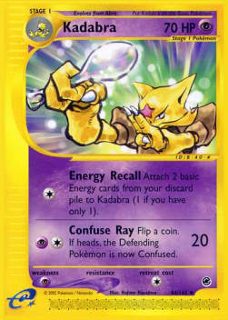 Kadabra EX-84 Uncommon Excellent Englisch