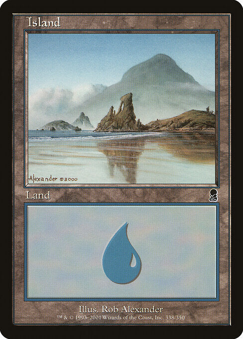 Insel (V.4) ODY-338 Land Light Played Englisch Foil