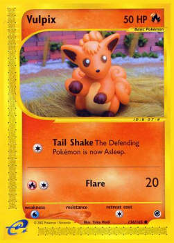 Vulpix EX-136 Common Played Englisch