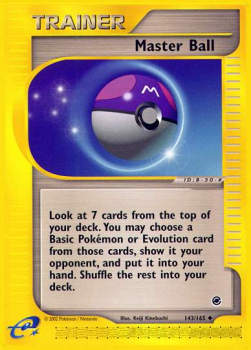 Meisterball EX-143 Uncommon Light Played Deutsch