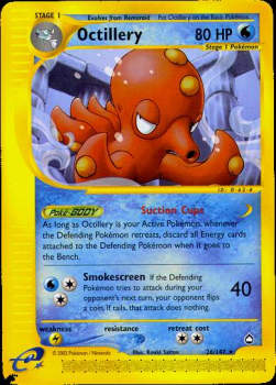 Octillery AQ-26 Rare Good Deutsch Reverse Holo