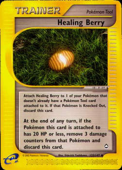 Heilungsbeere AQ-125 Uncommon Played Deutsch Reverse Holo