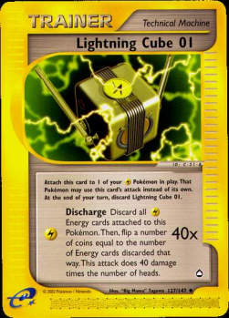 Blitz-Würfel 1 AQ-127 Uncommon Light Played Deutsch Reverse Holo