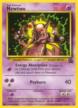 Mewtwo WP-14 Promo Played Englisch