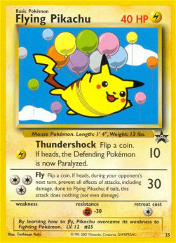 Fliegendes Pikachu WP-25 Promo Played Deutsch