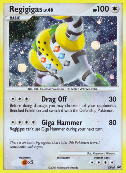 Regigigas Lv.46 DPPR-40 Promo Light Played Deutsch