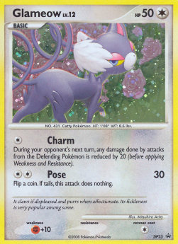 Glameow Lv.12 DPPR-23 Promo Light Played Englisch