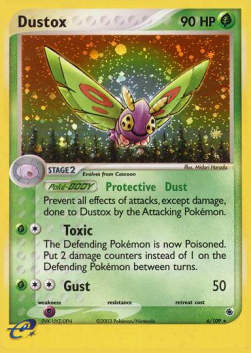 Dustox RS-6 Holo Rare Excellent Spanisch