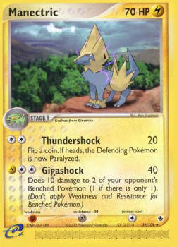 Voltenso (Thundershock) RS-39 Uncommon Played Deutsch Reverse Holo