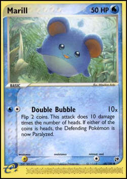 Marill SS-68 Common Played Deutsch Reverse Holo