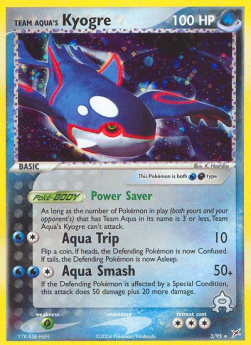 Team Aquas Kyogre MA-3 Holo Rare Excellent Deutsch Reverse Holo