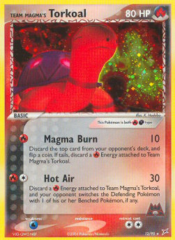 Team Magmas Qurtel MA-12 Holo Rare Light Played Deutsch