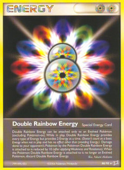 Double Rainbow Energy MA-88 Rare Played Englisch Reverse Holo