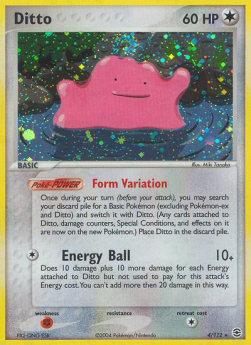 Ditto FL-4 Holo Rare Light Played Deutsch