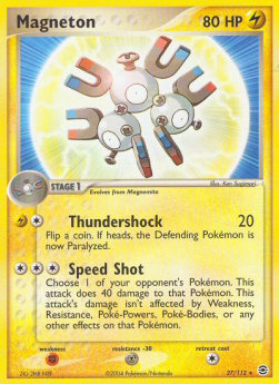 Magneton FL-27 Rare Light Played Deutsch Reverse Holo