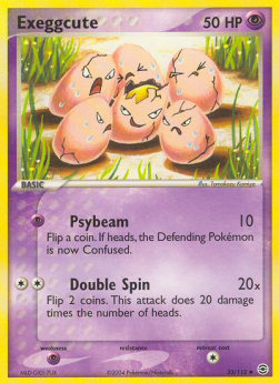 Exeggcute FL-33 Uncommon Excellent Englisch