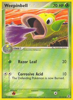 Weepinbell FL-51 Uncommon Excellent Englisch