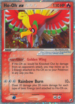 Ho-Oh ex UF-104 Ultra Rare Good Deutsch