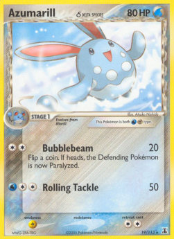 Azumarill δ Delta Species DS-19 Rare Good Deutsch