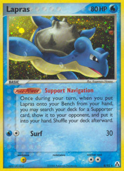 Lapras LM-8 Holo Rare Good Deutsch Reverse Holo