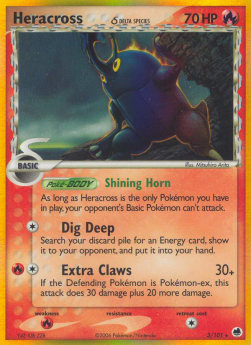 Skaraborn δ Delta Species DF-3 Holo Rare Played Deutsch