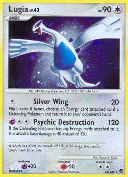 Lugia Lv.43 SW-14 Holo Rare Light Played Deutsch