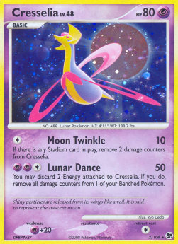 Cresselia Lv.48 GE-2 Holo Rare Poor Deutsch