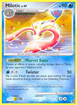 Milotic Lv.47 GE-25 Rare Played Deutsch Reverse Holo