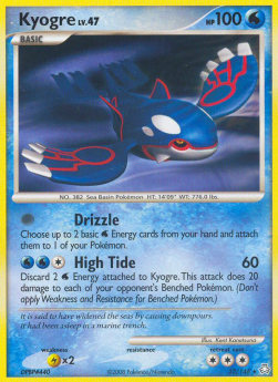 Kyogre Lv.47 LA-32 Rare Excellent Englisch