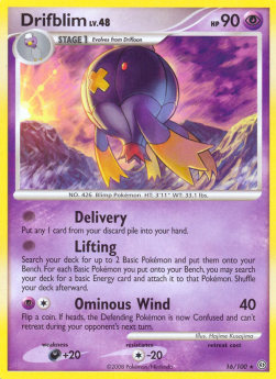 Drifblim Lv.48 STF-16 Rare Good Englisch Reverse Holo