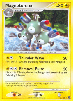 Magneton Lv.38 STF-43 Uncommon Played Deutsch Reverse Holo