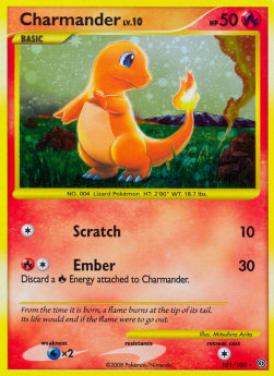 Glumanda Lv.10 STF-101 Secret Rare Played Deutsch