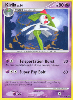 Kirlia Lv.24 PL-51 Uncommon Light Played Deutsch Reverse Holo