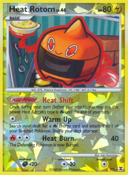 Hitze-Rotom Lv.46 RR-RT3 Holo Rare Light Played Deutsch Reverse Holo