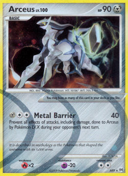 Arceus Lv.100 AR-AR9 Holo Rare Good Deutsch
