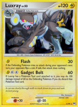 Luxtra Lv.53 AR-5 Holo Rare Light Played Deutsch