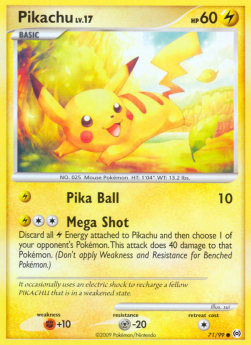 Pikachu Lv.17 AR-71 Common Excellent Deutsch