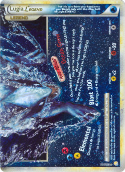 Lugia LEGENDE HS-114 Ultra Rare Played Deutsch