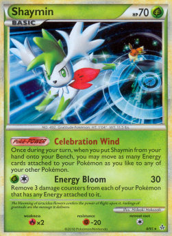 Shaymin UL-8 Holo Rare Excellent Deutsch Reverse Holo