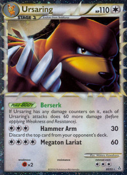 Ursaring UL-89 Ultra Rare Poor Deutsch